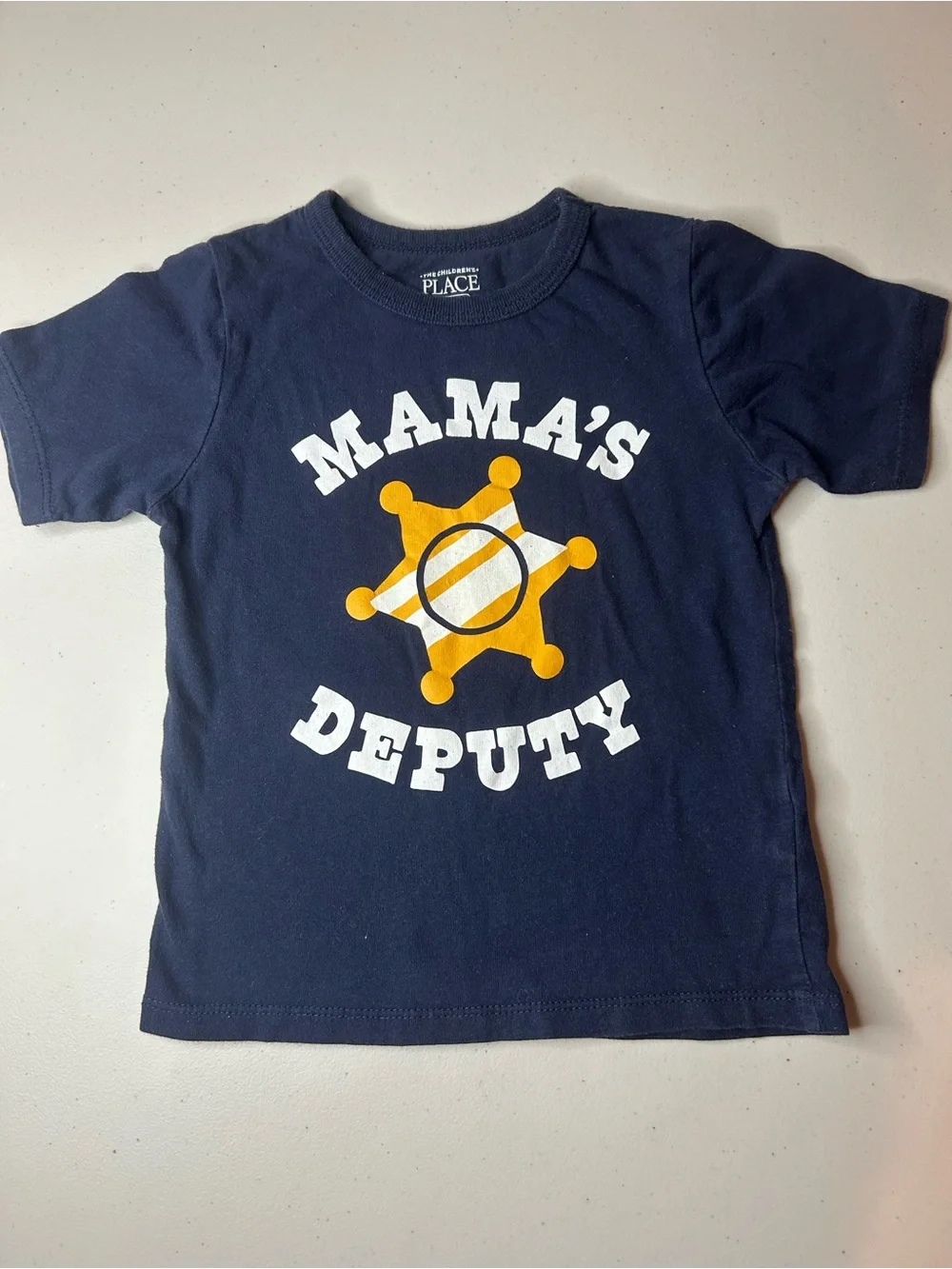 The Children's Place Navy Short-Sleeve Graphic Tee